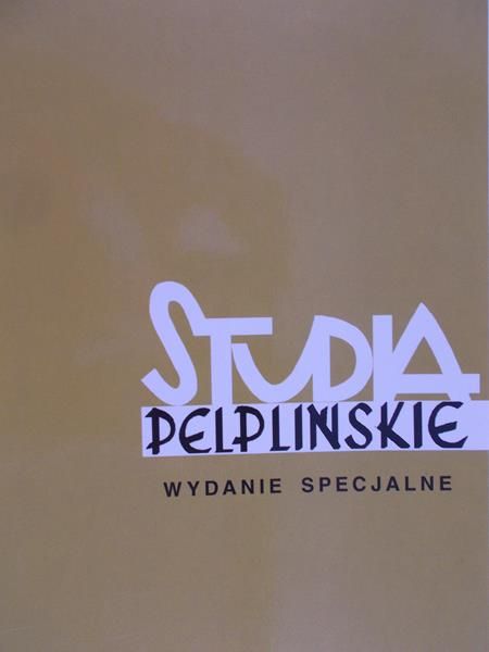 Bączkowski Antoni - Studia Pelplińskie