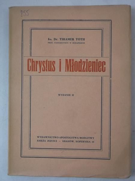 Toth Tihamer - Chrystus i młodzieniec, 1948 r.