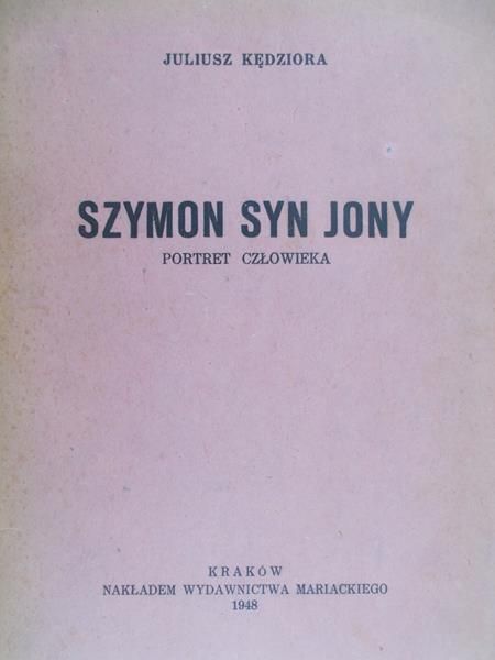 Kędziora Juliusz - Szymon syn Jony, 1948 r.