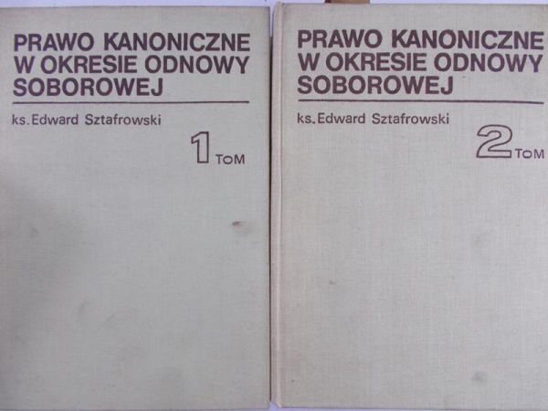 Sztafrowski Edward - Prawo kanoniczne w okresie odnowy soborowej, Tom I-II