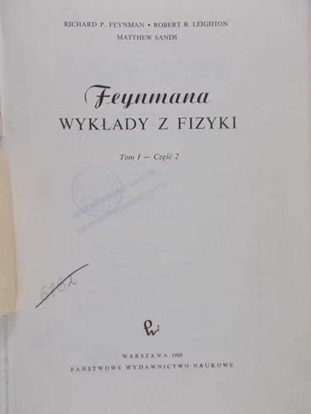 Feynman P. Richard - Feymana wykład z fizyki