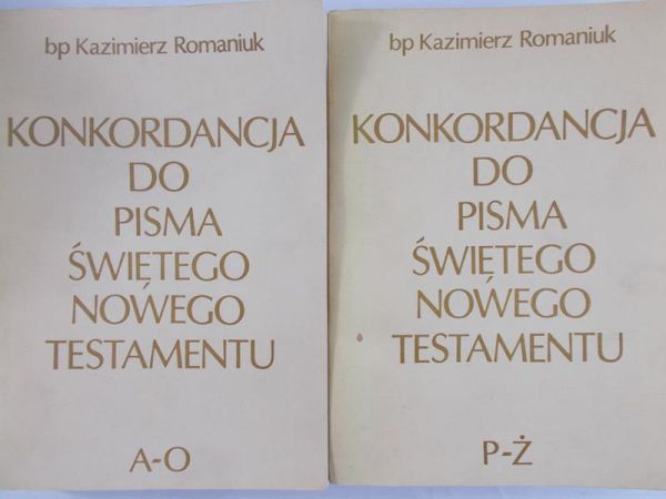 Romaniuk Kazimierz - Konkordancja do Pisma Świętego Nowego Testamentu, t. I-II