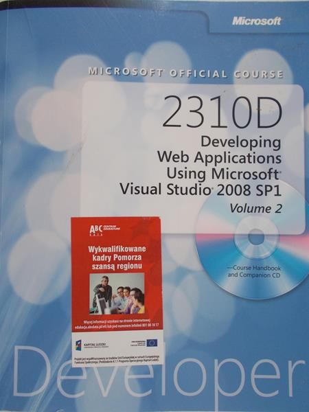 2310D Developing Web Aplications Using Microsoft