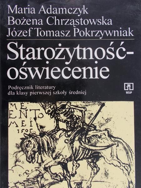 Adamczyk Maria - Starożytność – oświecenie
