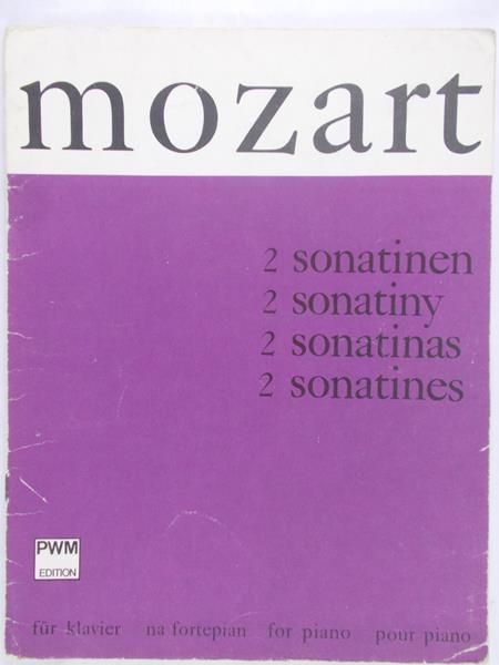 Mozart Wolfgang Amadeus - 2 sonatiny na fortepian