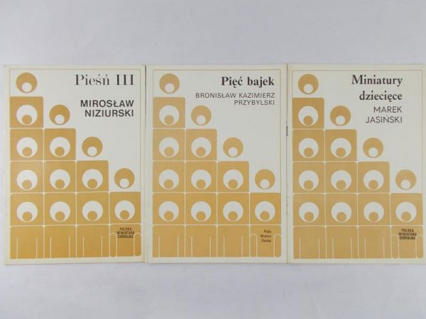 Niziurski Mirosław / Jasiński Marek / Przybylski Bronisław - Pieśń III / miniatury dziecięce / pięć bajek