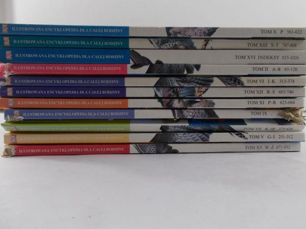 Ilustrowana encyklopedia dla całej rodziny - 11 książek