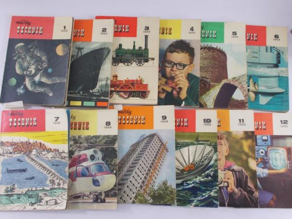 Przyrowski Zbigniew (red.) - Młody technik, zestaw 12 książek