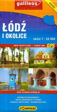 Łódź i okolice. Mapa turystyczna 1: 50 000