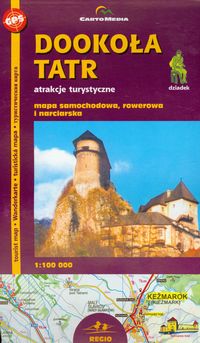 Dookoła Tatr, atrakcje turystyczne 1: 100 000
