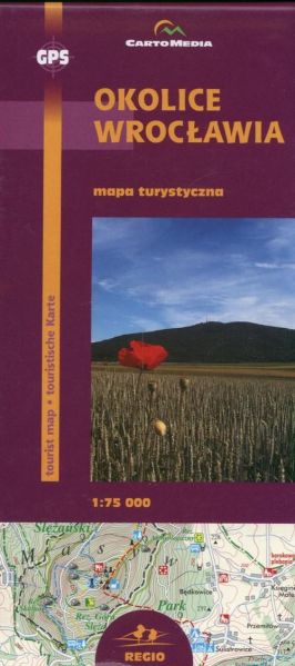 Okolice Wrocławia. Mapa turystyczna
