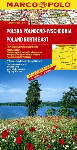 Mapa: Polska północno-wschodnia