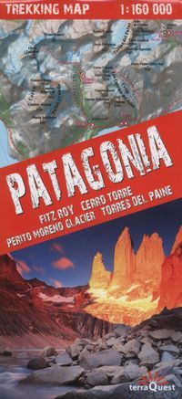 Patagonia trekking map 1:160 000