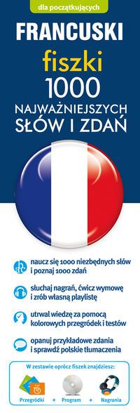 Francuski fiszki 1000 najważniejszych słów i zdań + CD-ROM, Nowa