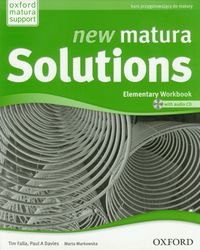 Markowska Marta - New Matura Solutions Elementary Workbook with CD