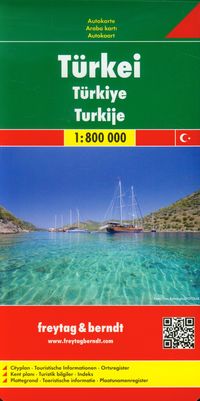 Turcja mapa drogowa 1:800 000