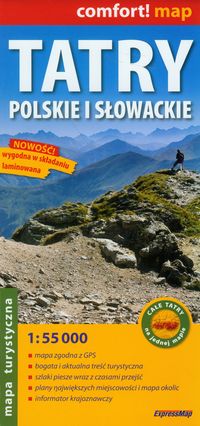 Tatry Polskie i Słowackie mapa 1: 55 000, Nowa