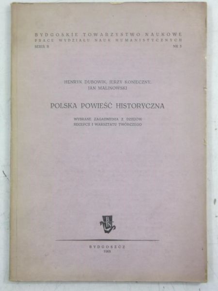 Dubowik H., Konieczny J.  - Polska powieść historyczna
