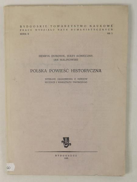 Dubowik Henryk - Polska powieść historyczna