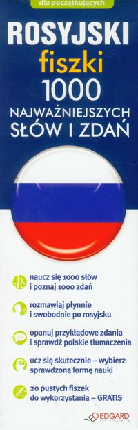 Rosyjski: Fiszki 1000 najważniejszych słów i zdań