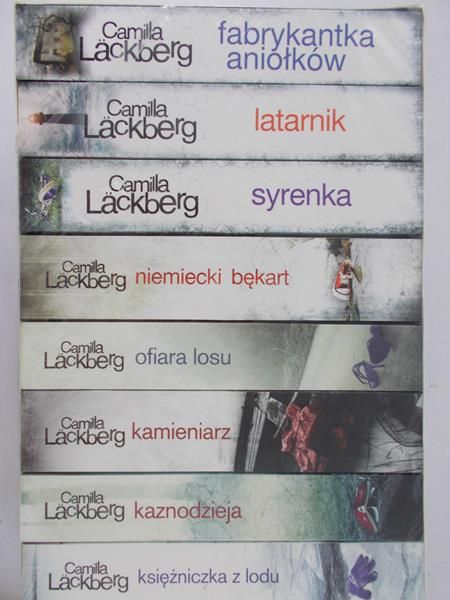 Lackberg Camilla - Zestaw 8 książek, Nowa