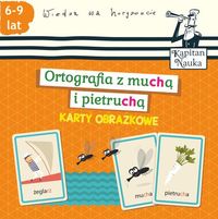 Dybowska Bożena - Karty obrazkowe Ortografia z muchą i pietruchą 6-9 lat, Nowa
