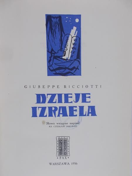 Ricciotti Giuseppe - Dzieje Izraela