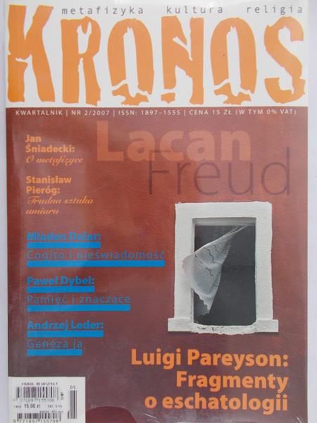 Kronos nr 2/2007, Nowa