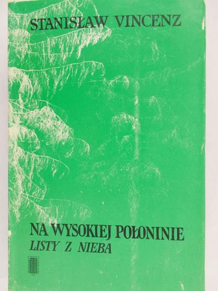 Vincenz Stanisław - Na wysokiej połoninie