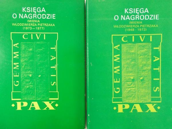 Lichniak Zygmunt - Księga o nagrodzie im. Włodzimierza Pietrzaka (1973-1977)/Księga o nagrodzie im. Włodzimierza Pietrzaka ( 1948-1972)