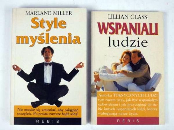 Glass Lillian - Wspaniali ludzie/ Miller Marlane - Style myślenia, 2 książki