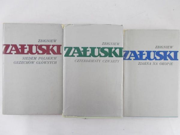 Załuski Zbigniew - Zestaw 3 książek