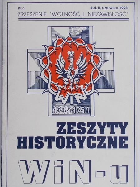 Biedroń Tomasz (red.) - Zeszyty Historyczne WIN-u. Nr 3