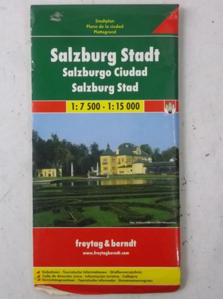 Salzburg Stadt. Mapa