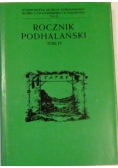 Rocznik Podhalański Tom IV