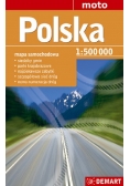 Polska mapa samochodowa 1:500 000