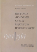 Historia Akademii Sztuk pięknych  w Warszawie