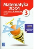 Matematyka 2001 3. Zeszyt ćwiczeń, część 1