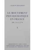 Le mouvement physiocratique en France
