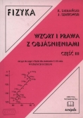 Fizyka. Wzory i prawa z objaśnieniami cz. III