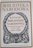 Katalog Biblioteki Narodowej