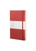 Notes L Moleskine Classic w linie czerwony
