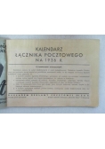 Kalendarz łącznika pocztowego na 1936 r., 1936 r.