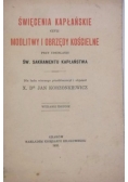 Święcenia kapłańskie czyli modlitwy i obrzędy kościelne, 1926 r.