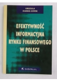 Efektywność informacyjna rynku finansowego w Polsce