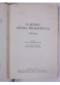 O języku Adama Mickiewicza