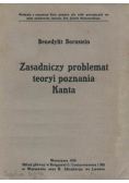 Zasadniczy problemat teoryi poznania Kanta, 1910 r.