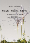 Filologia Filozofia Retoryka Wprowadzenie do badań nie tylko literatury popularnej