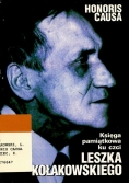 Księga pamiątkowa ku czci Leszka Kołakowskiego