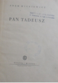 Pan Tadeusz, 1949 r.